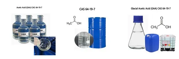 99.8 % CH3COOH Glacial Acetic Acid CAS 64-19-7 Food Grade 99.8 % CH3COOH Glacial Acetic Acid CAS 64-19-7 Food Grade